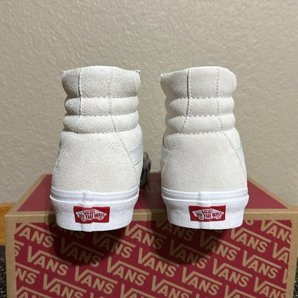 Vans Sk8 Hi Flame Flame suede off white white men’s size 10 - Picture 5 of 10